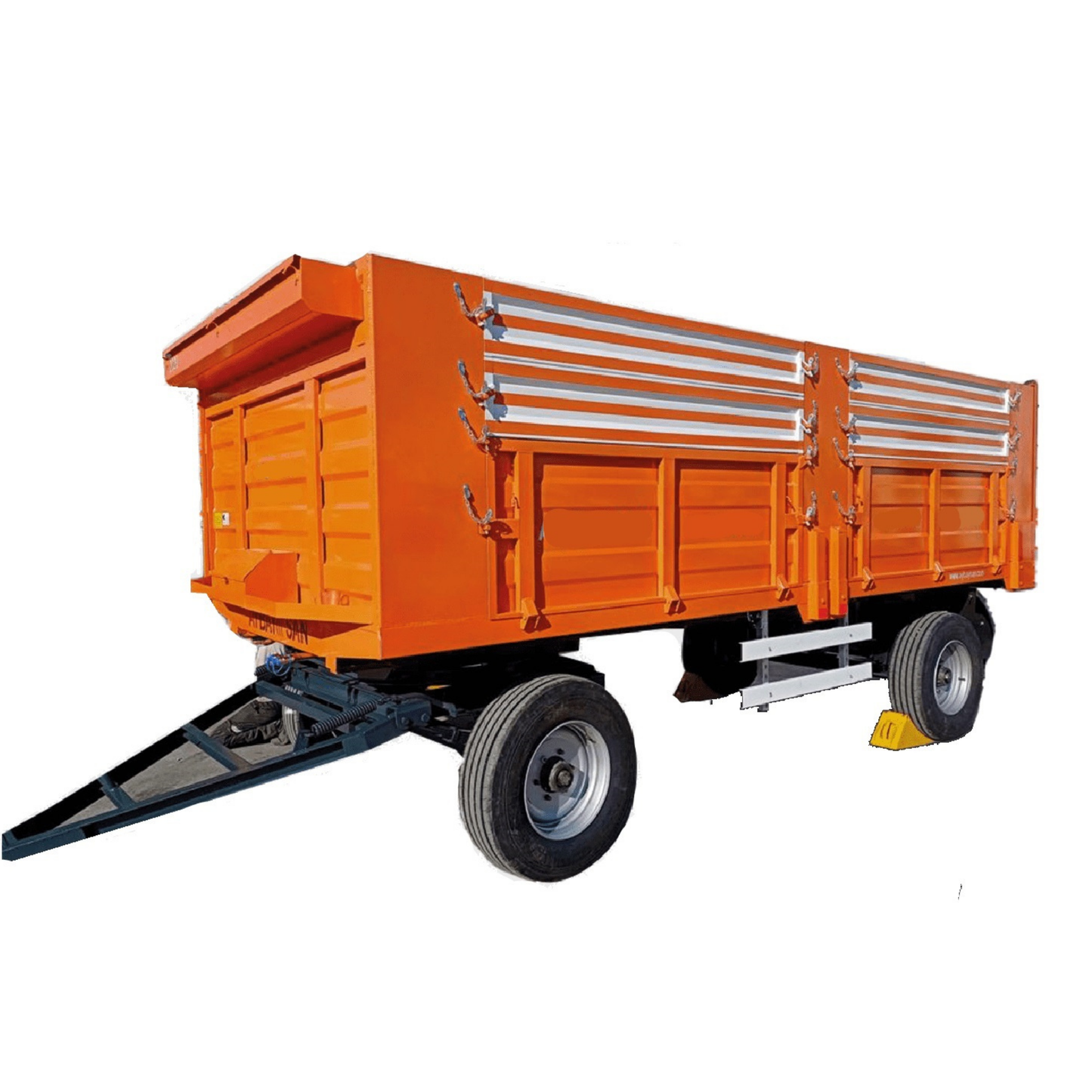 16-tons firehjulet tiptrailer